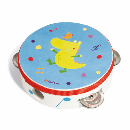 Eichhorn Musik Tamburin, Handtrommel, Kinder Trommel, Tambourine, Instrument, Holz, 100003483