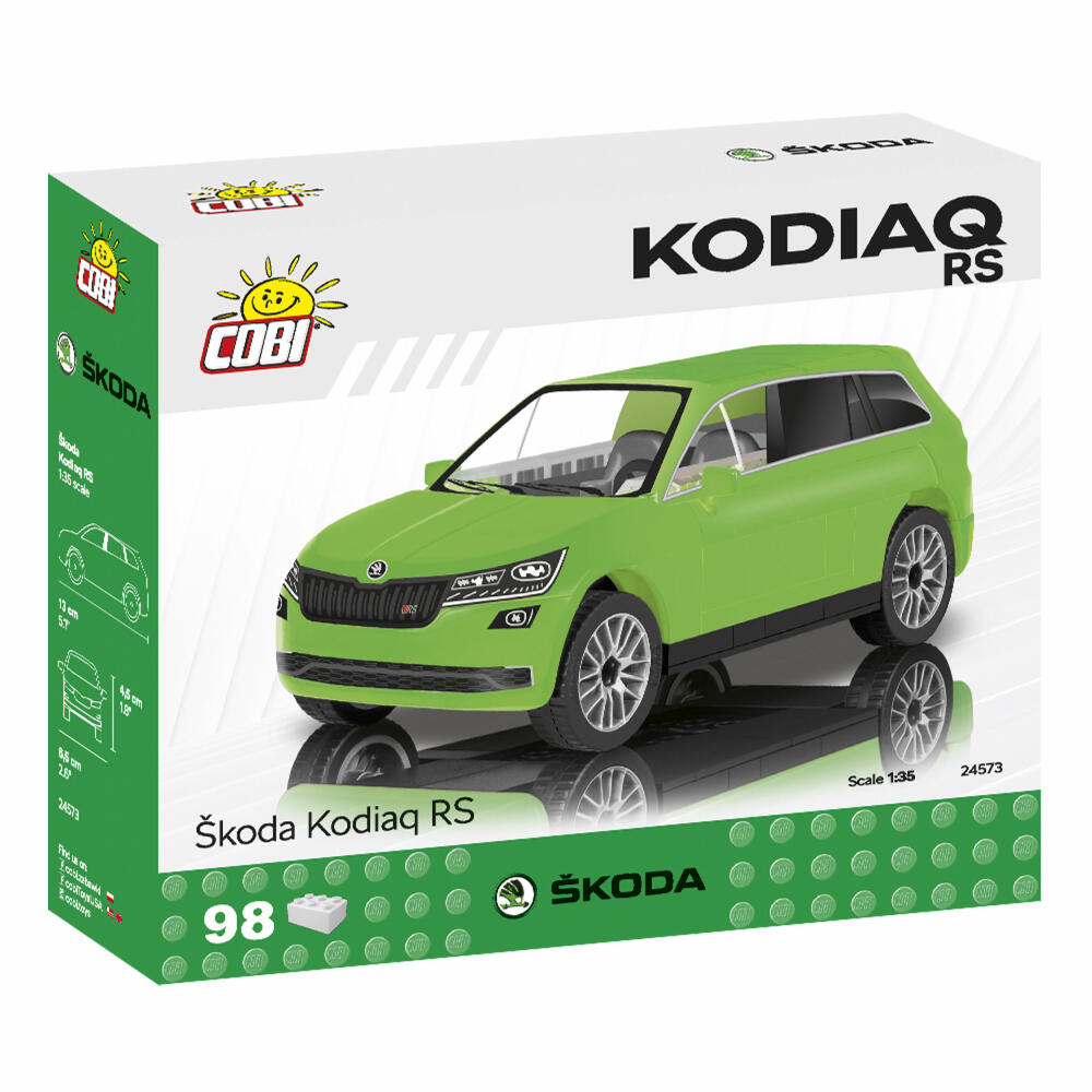 COBI Skoda Kodiaq VRS, Car, Vehicle, Collectible Cars, Toys, Games, Construction Blocks, 98 Parts, 24573