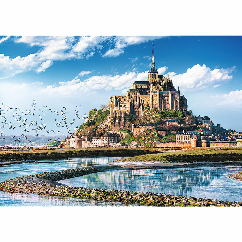 Trefl Puzzle Mont Saint-Michel, Frankreich, 1000 Teile, 68.3 x 48 cm, 10766