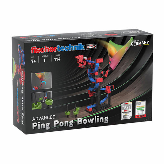 fischertechnik Advanced Ping Pong Bowling, 114 pcs., construction kit, ball track, construction toy, 569017