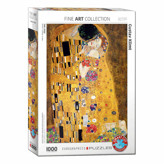 Eurographics Puzzle The Kiss by Gustav Klimt, 1000 pieces, 68 x 48 cm, 6000-4365