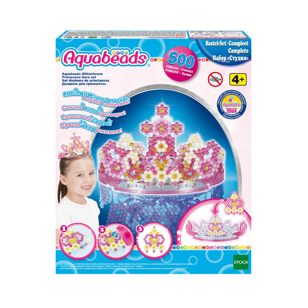 Aquabeads Glitter Crown, Craft Beads, Crafting, Glitter Beads, Glitter Beads, Crown, 31604