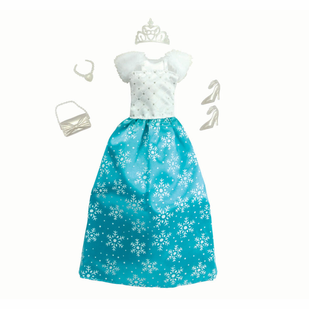 Simba Steffi Love Ice Princess Dress, Ice Princess, Winter Princess, Accessories, for Steffi 29 cm, 105723205