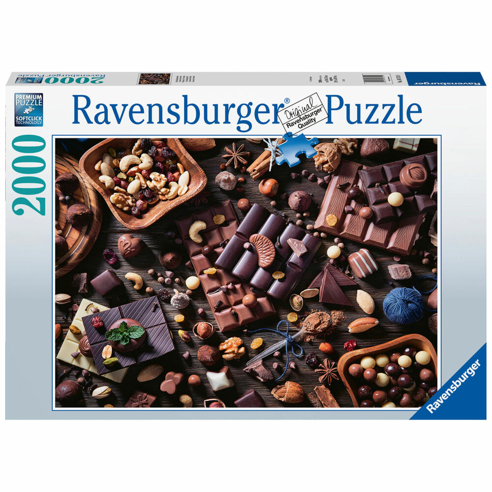 Ravensburger Puzzle Chocolate Paradise, Adult Puzzle, Adult Puzzles, 2000 Pieces, 16715