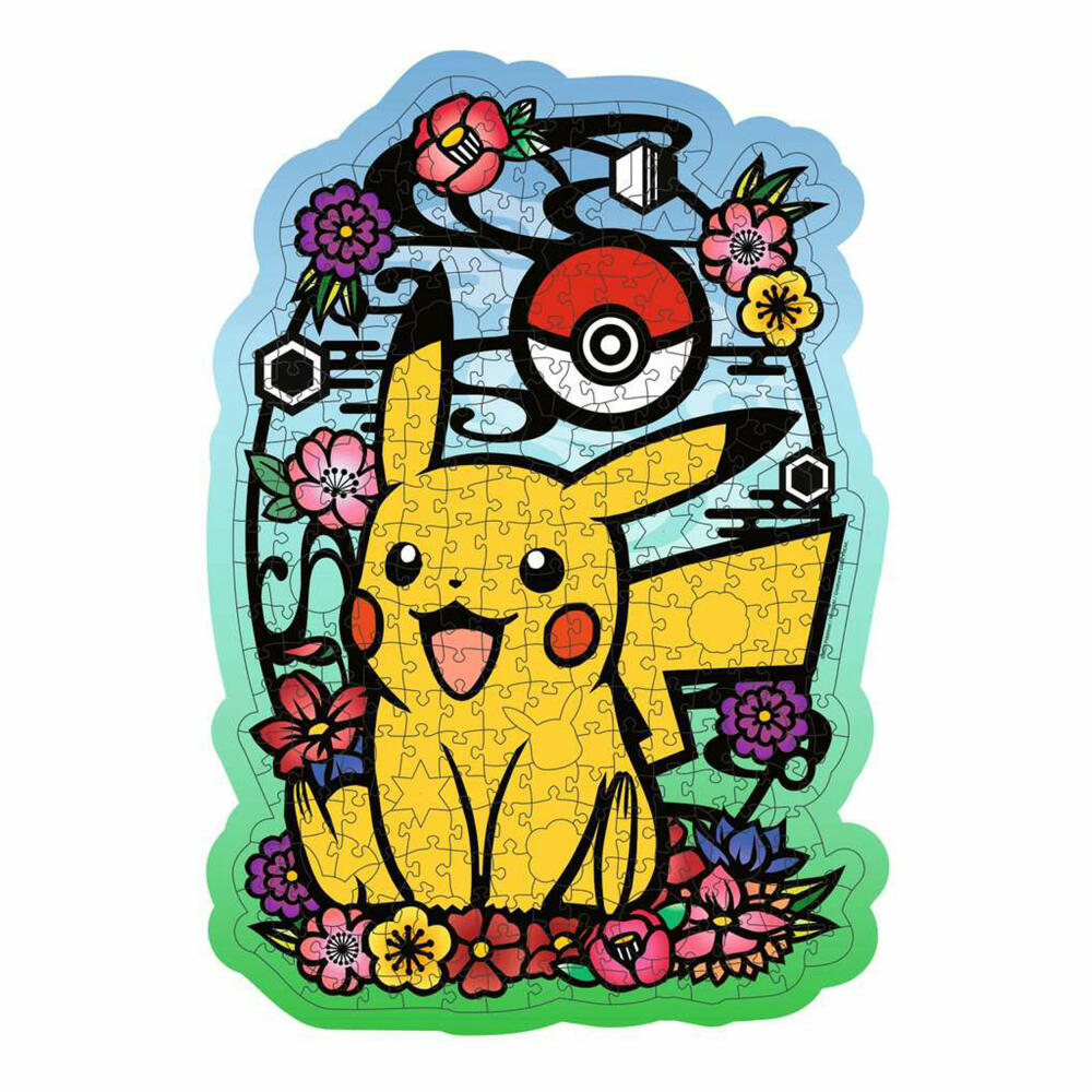 Ravensburger Wooden Puzzle Pokemon Pikachu, 300 pieces, contour wooden puzzle, from 12 years, 12000761