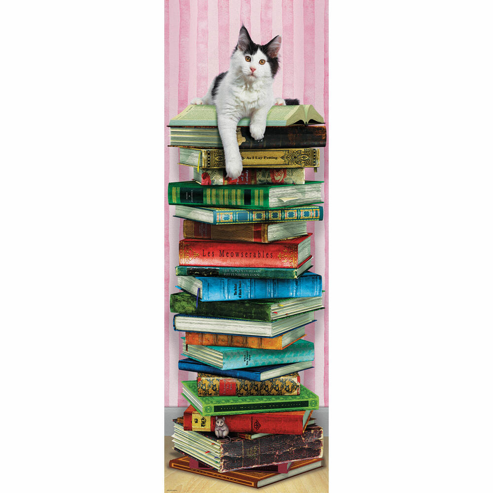 Eurographics Puzzle The Academic Cat, 1000 pieces Panorama, 96 x 32 cm, 6010-5632