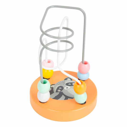 Legler Small Foot Motorikschleife Waschbär Pastell, Spielzeug, ab 12 Monate, 11764