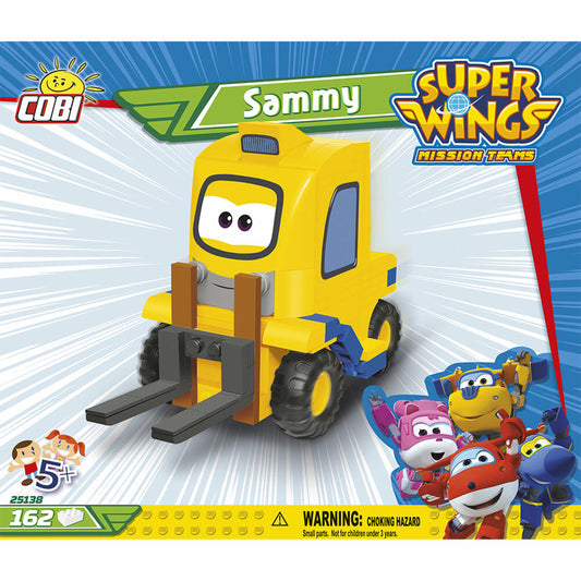 COBI Super Wings Sammy, Flugzeug, Kinderserie, Spielzeug, Konstruktionsbausteine, 162 Teile, 25138