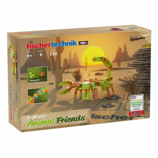 fischertechnik Animal Friends, 222 pcs., construction kit, construction toy, animals, toys, from 6 years, 563576