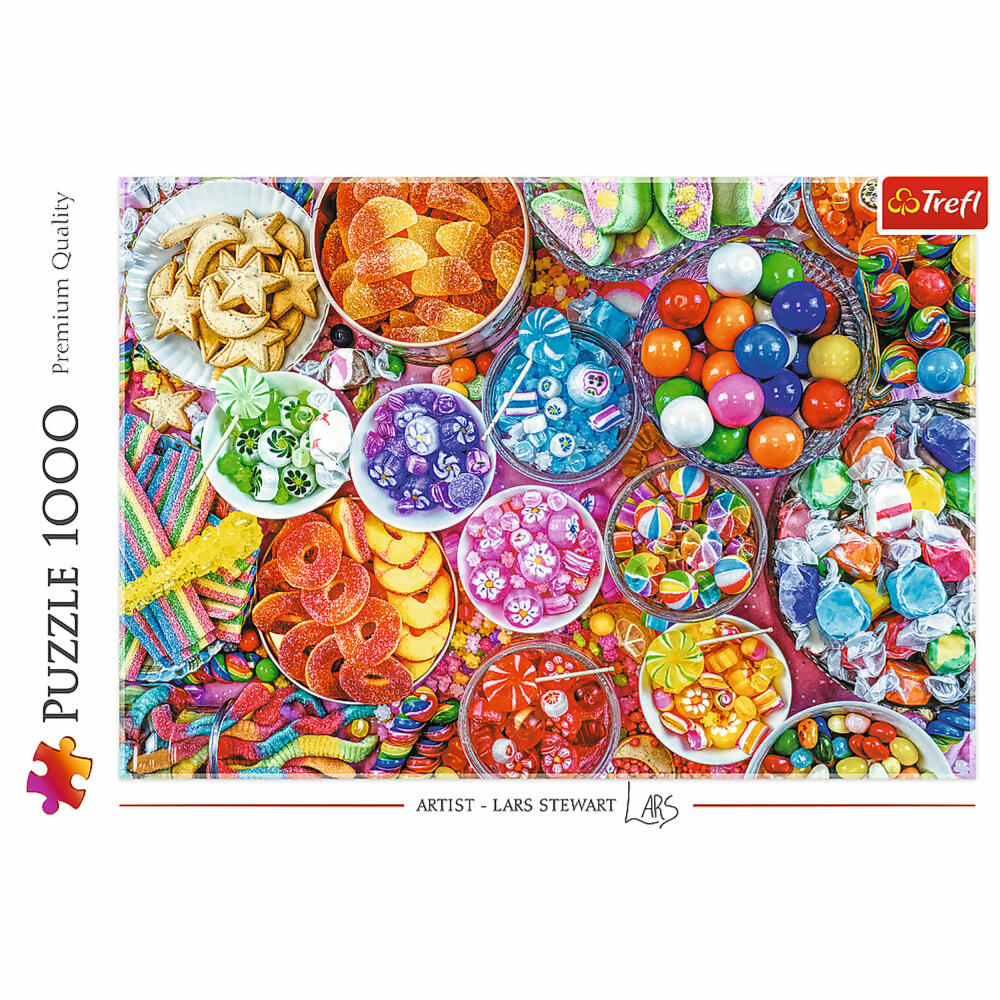 Trefl Puzzle Köstliche Süßigkeiten, 1000 Teile, 68.3 x 48 cm, 10713