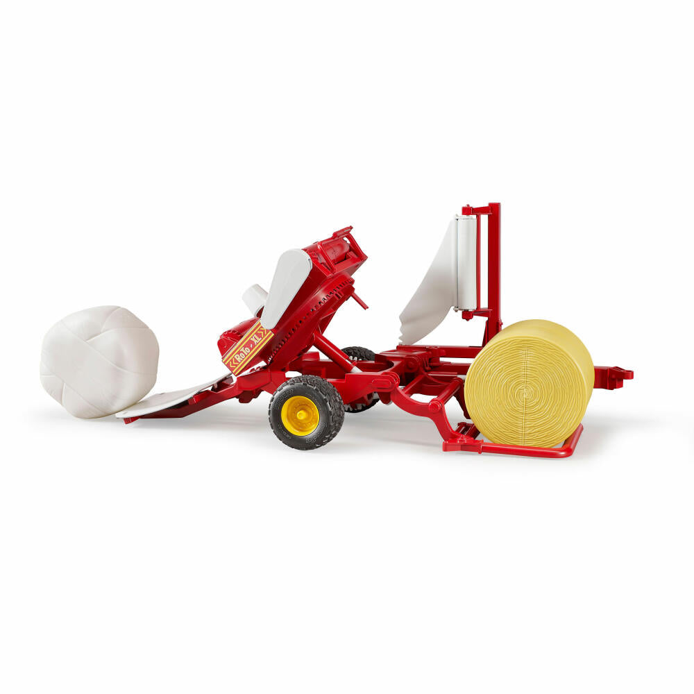 Bruder Agriculture Bale Wrapper with Round Bales, Model Vehicle, Model Vehicle, Toy, Accessories, 02122