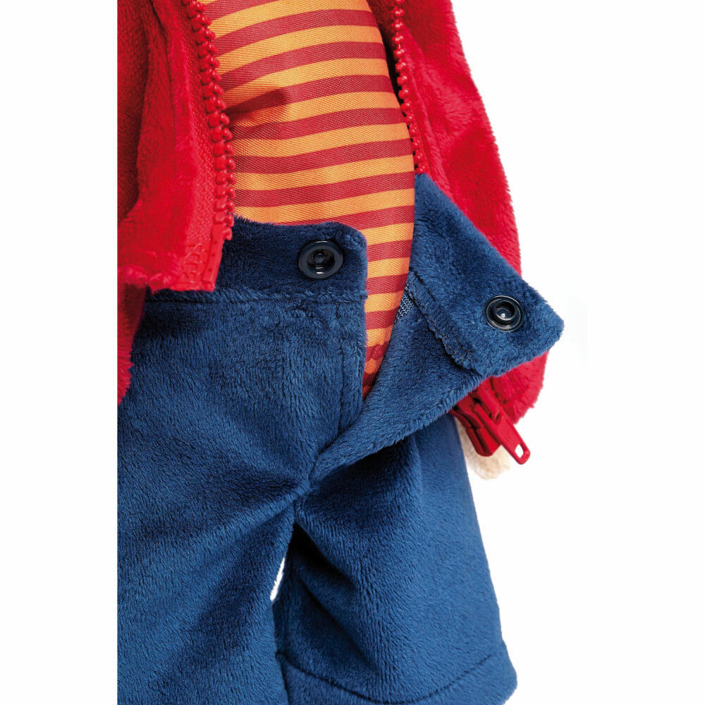 sigikid Lernaffe, Stoff Puppe, Stoffpuppe, Schlenker, Kuscheltier, Affee, Kinder Spielzeug, H 43 cm, 40989