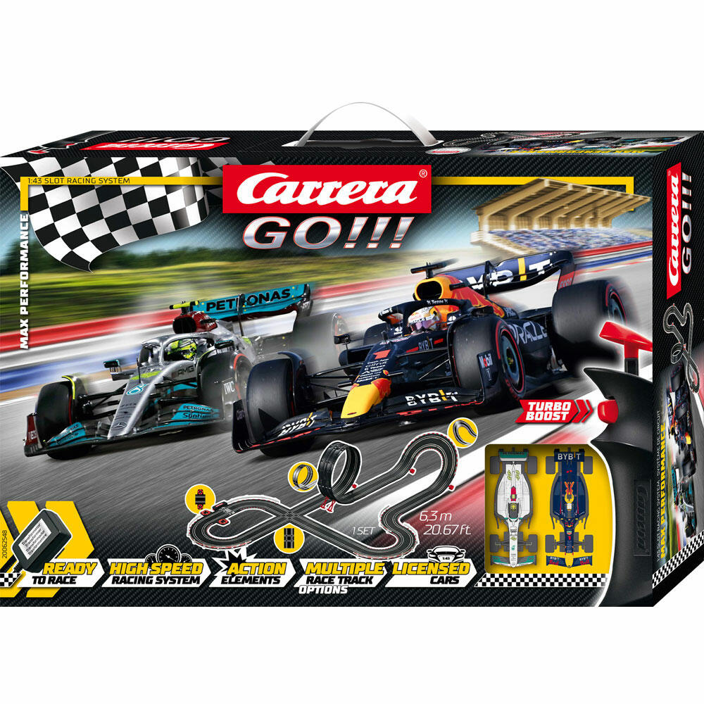 Carrera Max Performance Race Track, Car, Racing Car, Race Track, GO Sets, 20062548
