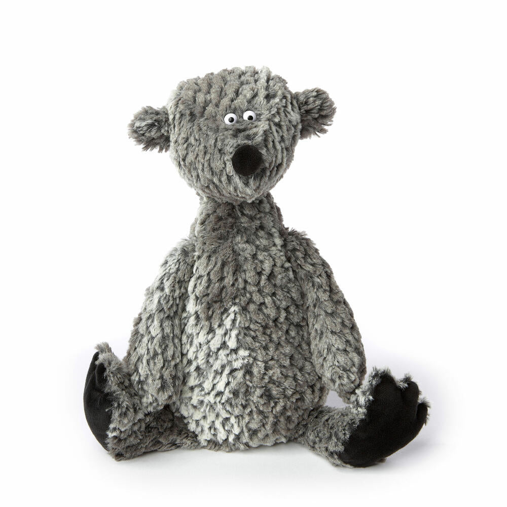 sigikid BEASTS cuddly toy bear Ach Good Edition, plush toy, cuddly toy, cuddly animal, gray / white / black, 39680