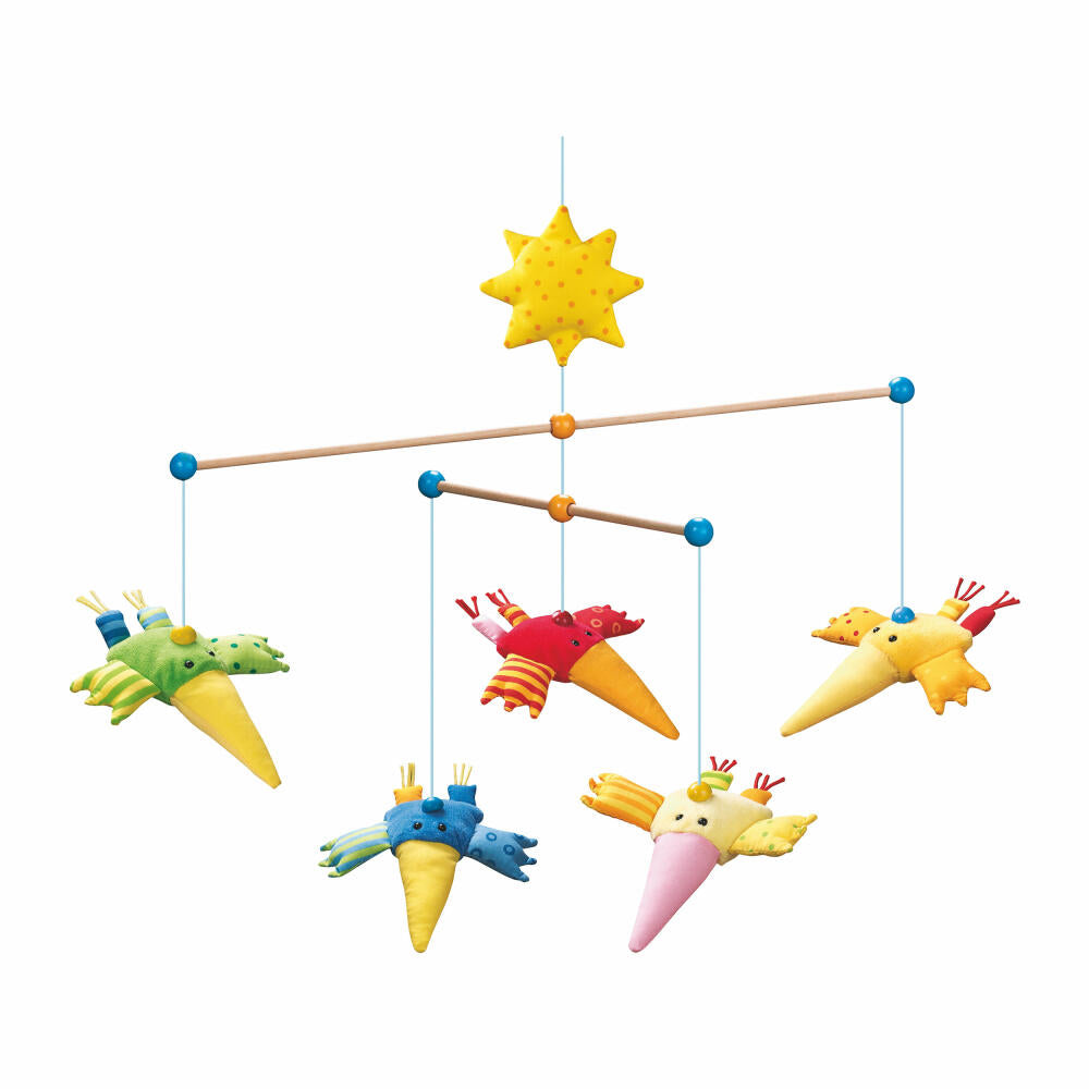 HABA Zwitscherlinge, Vogel Mobile, Babymobile, Greiflinge, Einschlafhilfe, 1103