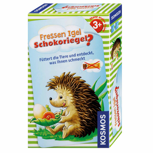 KOSMOS Children's Games Do hedgehogs eat chocolate bars?, Children's game, knowledge about animals and their habitats, from 3 years, 711061