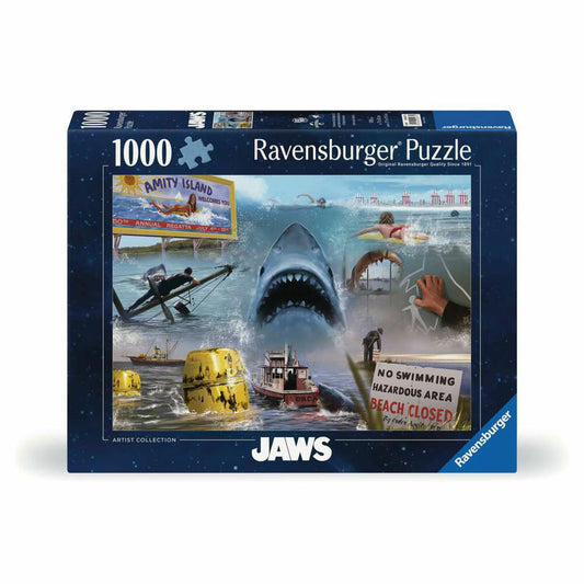 Ravensburger Puzzle Jaws, Erwachsenenpuzzle, 1000 Teile, 12000277