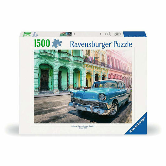 Ravensburger Puzzle Cuba Cars, Erwachsenenpuzzle, 1500 Teile, 12000722