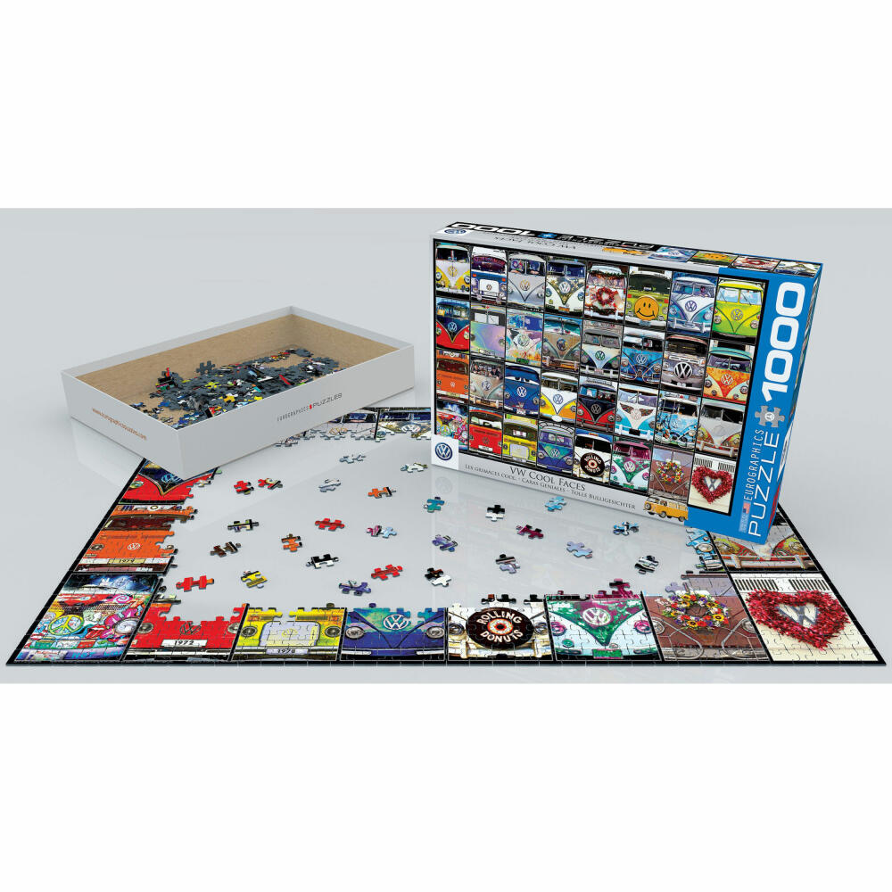 Eurographics Puzzle Tolle Bulligesichter, 1000 Teile, 68 x 48 cm, 6000-0870