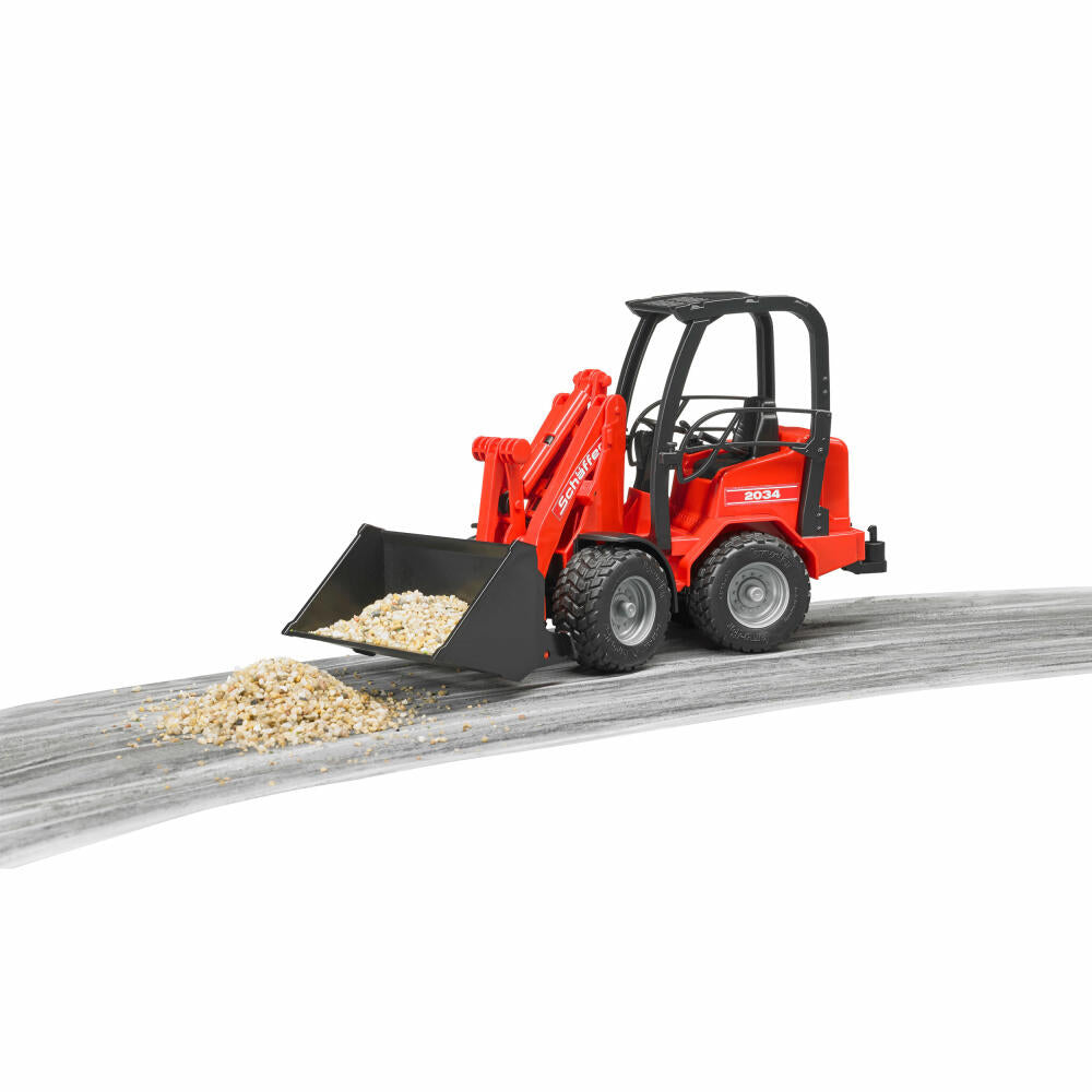Bruder Agriculture Schäffer Hoflader 2034, Wheel Loader, Model Vehicle, Model Vehicle, Toy, 02190