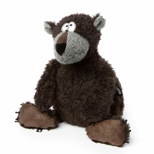 sigikid BEASTS Kuscheltier Bär Bonsais Big Brother, Plüschtier, Schmusetier, Kuschel Tier, Dunkelbraun, 39610