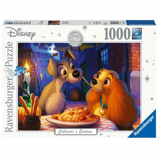 Ravensburger Puzzle Susi und Strolch, Erwachsenenpuzzle, 1000 Teile, 13972