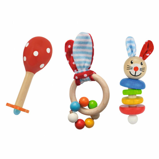 Eichhorn Baby Starter Geschenke Set, Greifling, Greifspielzeug, Rassel, Spielzeug, 100017045