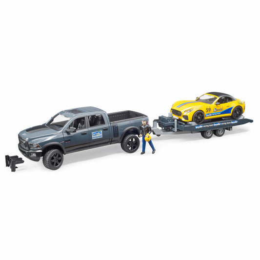 Bruder Leisure RAM 250 Power Wagon, Roadster Bruder Racing Team, Racing Car, Model Vehicle, Model Vehicle, Toy, 02504