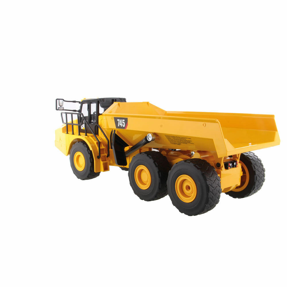 Carrera CAT 745 Articulated Truck, articulated dump truck, construction machine, excavator, Carrera RC, 2.4 GHz, 1:24, 37025004
