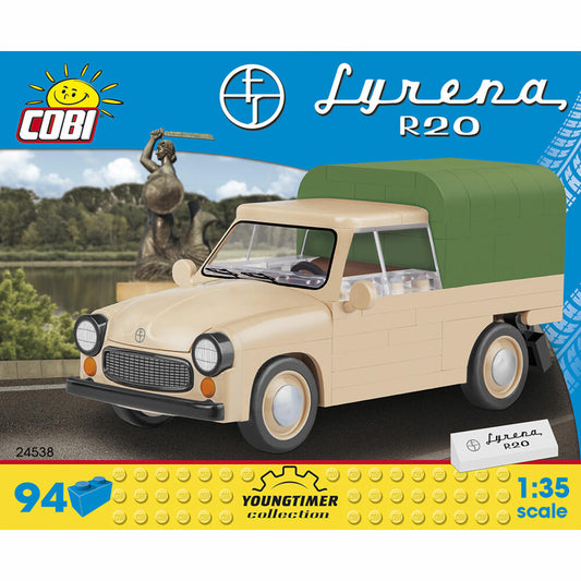COBI Youngtimer Collection FSO Syrena R20, Auto, Fahrzeug, Sammelautos, Spielzeug, Spielen, Konstruktionsbausteine, 94 Teile, 24538