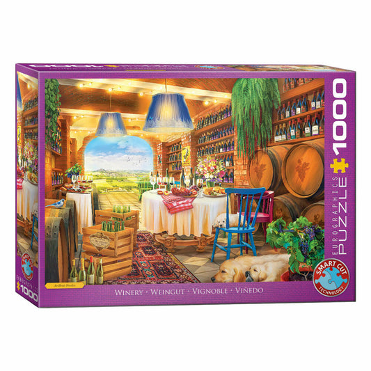 Eurographics Puzzle Weingut, Smart Cut, 1000 Teile, 68 x 48 cm, 6000-5846