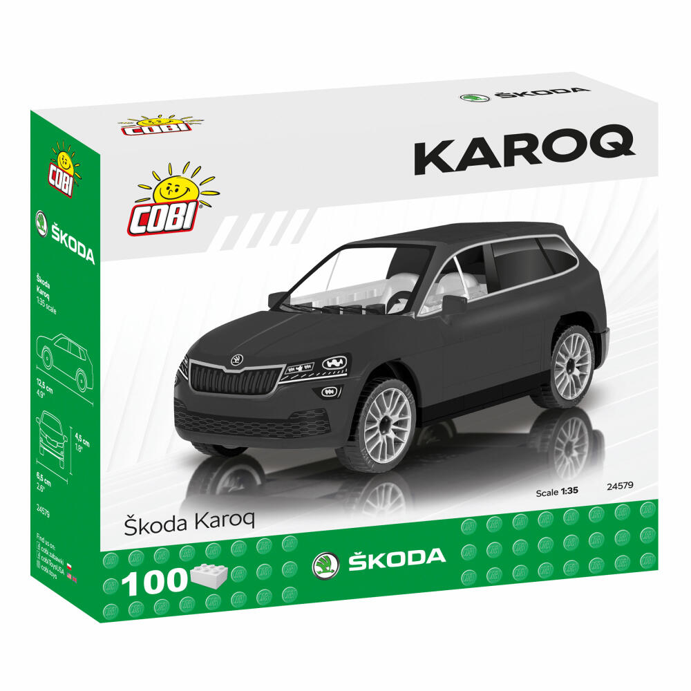 COBI Skoda Karoq, Car, Vehicle, Collectible Cars, Toy, Play, Construction Blocks, Plastic, 100 Parts, 24579