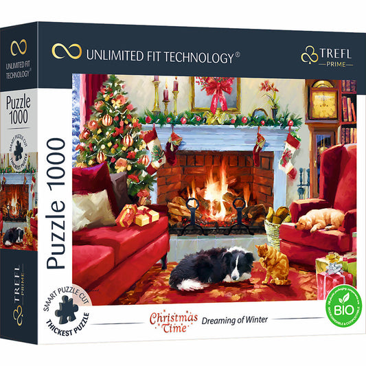 Trefl Puzzle UFT Christmas Time: Dreaming of Winter, 1000 pieces, 68.3 x 48 cm, 10754