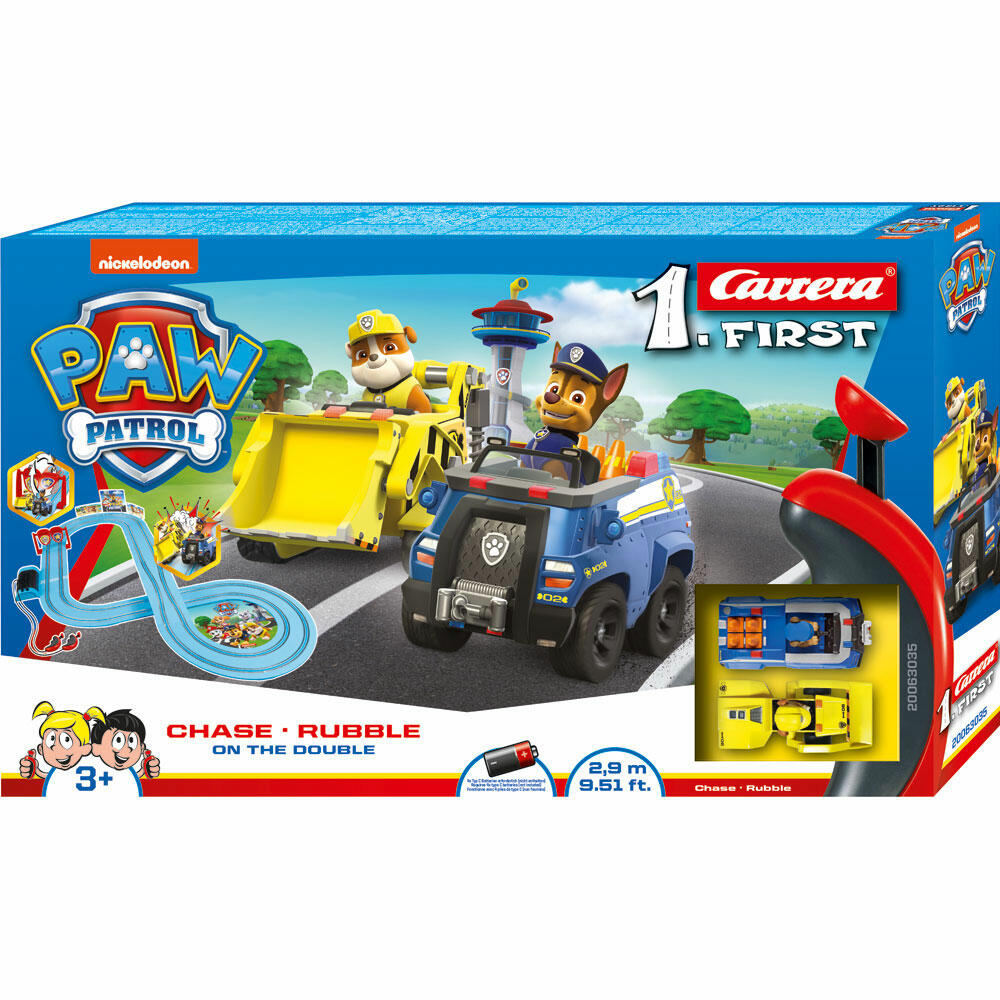 Carrera Paw Patrol On the Double Racetrack, Car, Racing Car, Race Track, Carrera First, 20063035