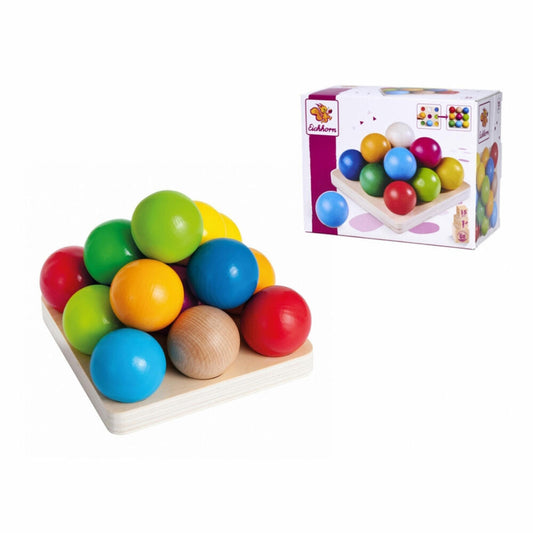 Eichhorn ball sorting game, learning colors, educational toy, color sorting game, toy, 100003462