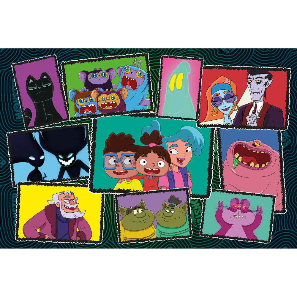 Schmidt Spiele Children's Puzzle Loving Maniacs Monster Loving Maniacs, Picture Gallery, Children's Puzzle, 200 Pieces, 56479