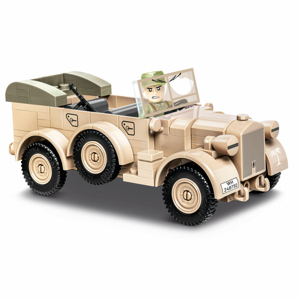 COBI 1937 Horch 901 kfz.15 World War 2, Militär, Fahrzeug, Soldaten, Figur, Spielzeug, Konstruktionsbausteine, Kunststoff, 178 Teile, 2256