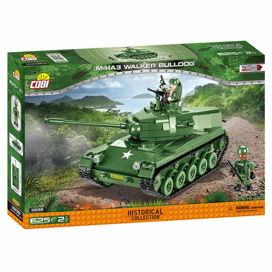 COBI Klemmbausteinset M41A3 Walker Bulldog, Vietnam War, Historical Collection, Panzer, Klemmbausteine, 625 Teile, 2239
