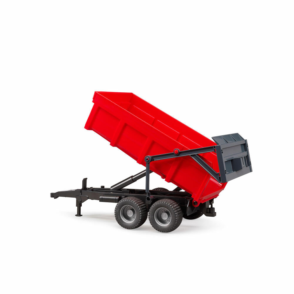 Bruder Agriculture Tipper Trailer, with Automatic Rear Wall, Model Vehicle, Model Vehicle, Toy, 02211
