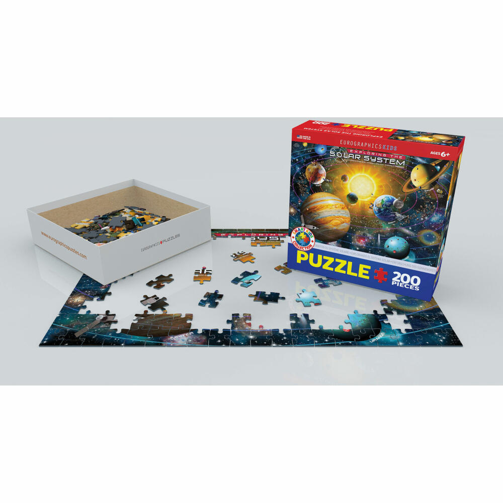 Eurographics Puzzle Erkundung des Sonnensystems, 200 Teile, 48 x 33 cm, 6200-5486