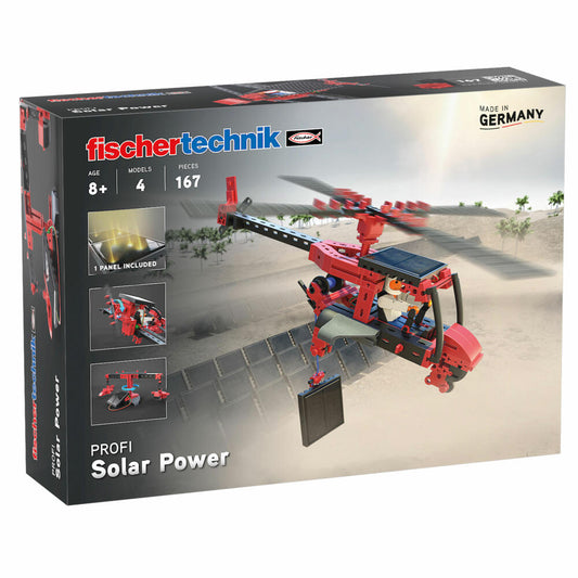 Fischertechnik Solar Power, 167-tlg., Baukasten, Konstruktionsspielzeug, Solarmodul, 559882