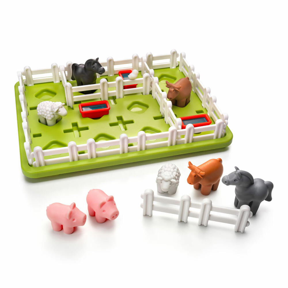 Smart Games Solitaire Game Chaos on the Paddock, Thinking Game, Children's Game, Children's Game, from 6 years, SG 091 DE