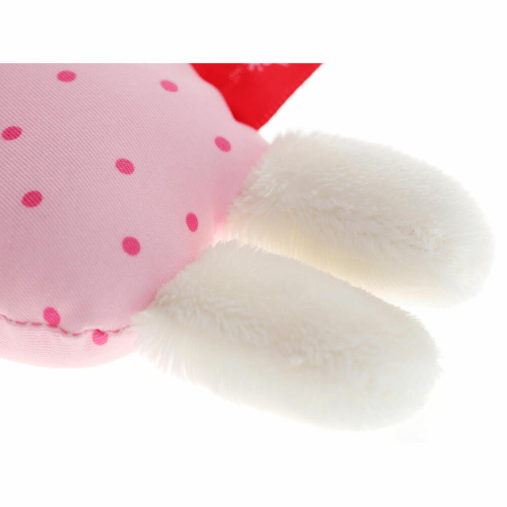 sigikid Red Stars Rassel Schaf, Rasselgreifling, Greifling, Kuscheltier, Babyspielzeug, Baby Spielzeug, Polyester, H 13 cm, 41189