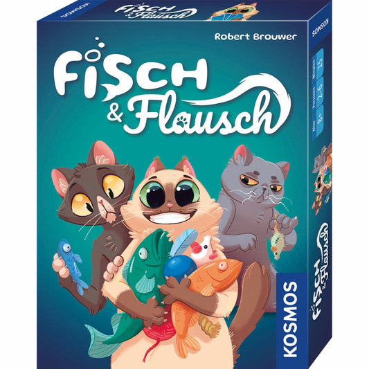 KOSMOS Fish &amp; Flausch, card game, bidding game, family game, ages 8 and up, 741846