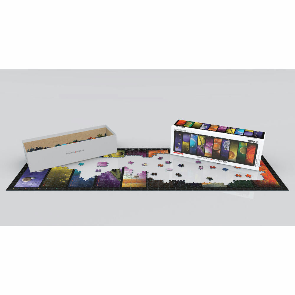Eurographics Puzzle The Solar System, 1000 Teile Panorama, 33 x 99 cm, 6010-0308