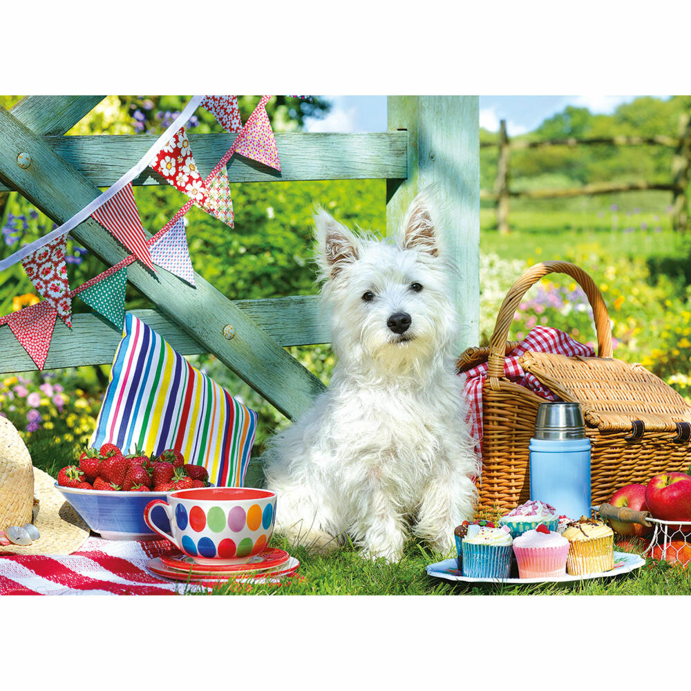 Eurographics Puzzle Scottie Hunde Picknick, 500 Teile, 68 x 48 cm, 6500-5461