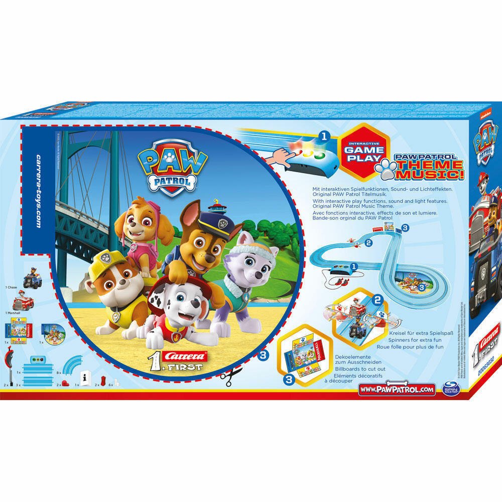Carrera Paw Patrol Race N Rescue race track, car, racing car, race track, Carrera First, 20063032
