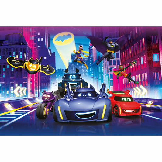 Schmidt Spiele Children's Puzzle Batwheels Turbocharged Action in Gotham City, Children's Puzzle, 100 pieces, 56489