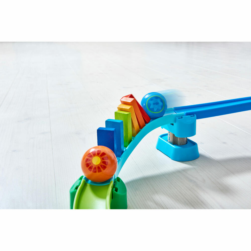 HABA Kullerbü ball track, domino staircase, beech, plastic, from 2 years, 305347