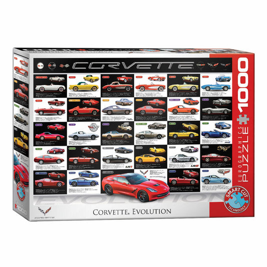 Eurographics Puzzle Evolution of the Covettes, 1000 pieces, 68 x 48 cm, 6000-0683